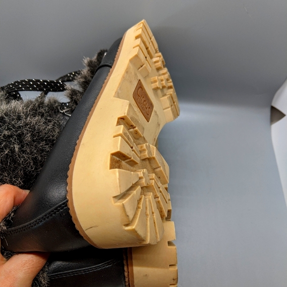 Sam Edelman faux fur boots size 7 - Picture 6 of 12